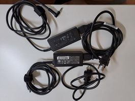 2Stk. HP Ladegeräte 45 W, blauer Stecker