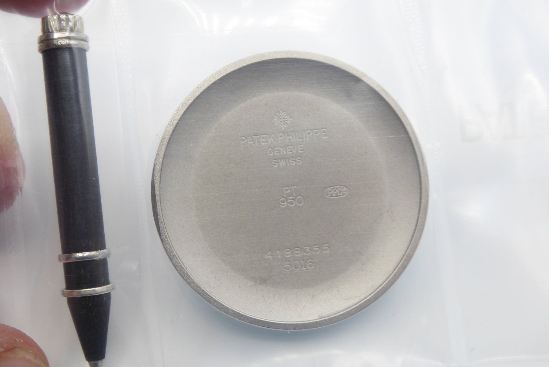 Orologi: Case back platinum and pin pusher white gold 5016 – Usato da Geneve venduto da adr_xk6n 3