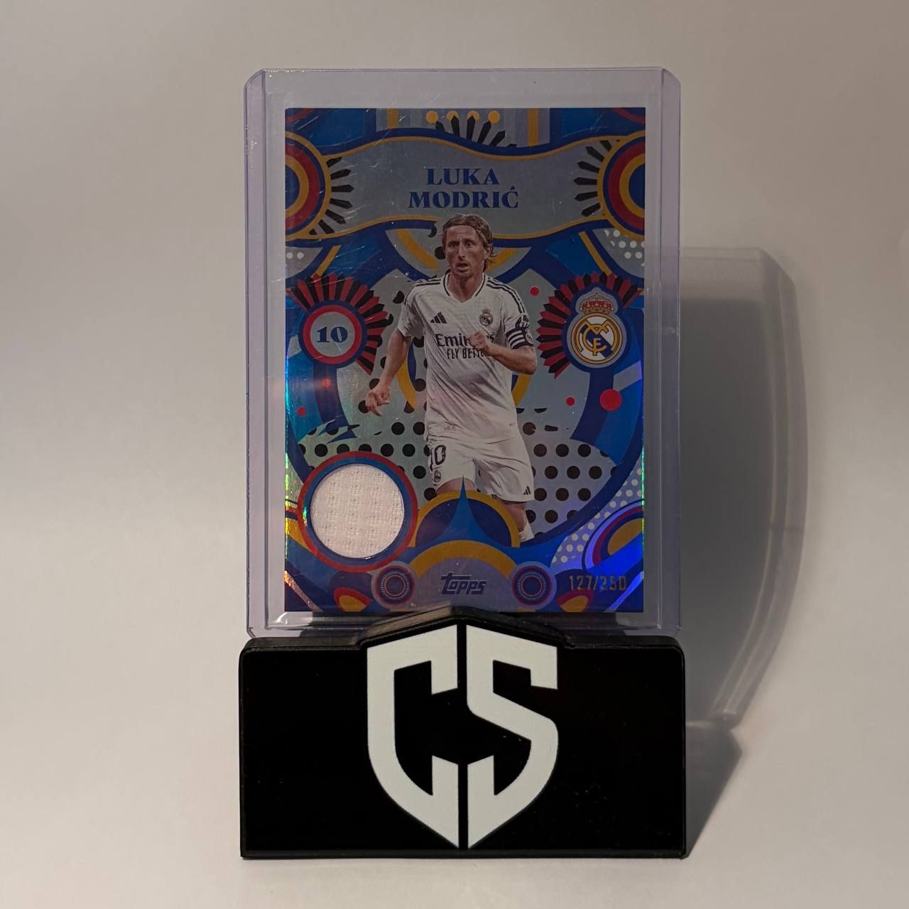 Topps Carte collezionabili: 2024 Topps Real Madrid LUKA MODRIC Patch /250 Match-worn – Usato da Oftringen venduto da collectsupply