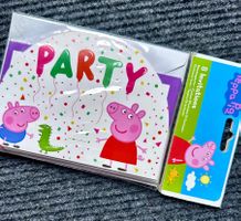 Einladungskarten Peppa Pig, 8 Stk Geburtstagseinladungen