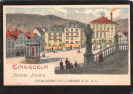 Einsiedeln SZ ,Etablissements  Benziger&Co , gel. 1902