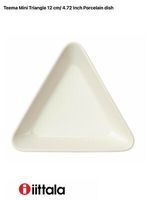 1 x Iittala Teema: weiss Platte mini triangel 12cm