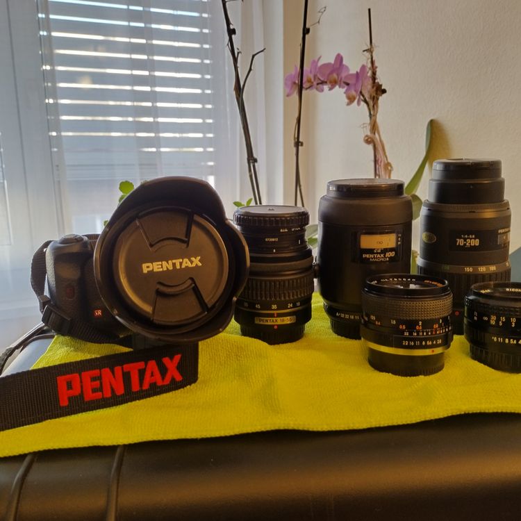 Pentax Kr Digital Kamera Mit Viel Zubeh R Kaufen Auf Ricardo