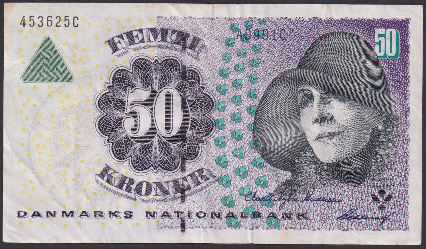 Billets de banque: Dänemark 50 Kroner 1999 – D'occasion à Brugg AG par banknoten_muesli