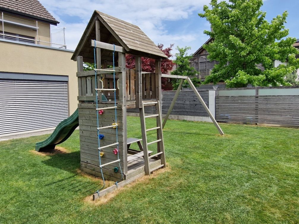 Casette per bambini: Spielturm Simba mit Anbauschaukel – Usato da Niederstetten venduto da Elmar77 1