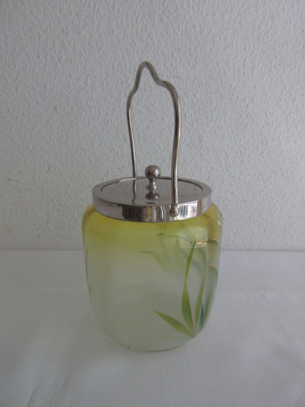 Gläser: Biscuit / Konfekt Dose Jugendstil, ca. 1900 – Gebraucht aus Binningen von Oldfashion 1