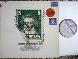 Beethoven Symphony No.3 & 5 Ashkenazy DECCA LP GEWASCHEN TOP