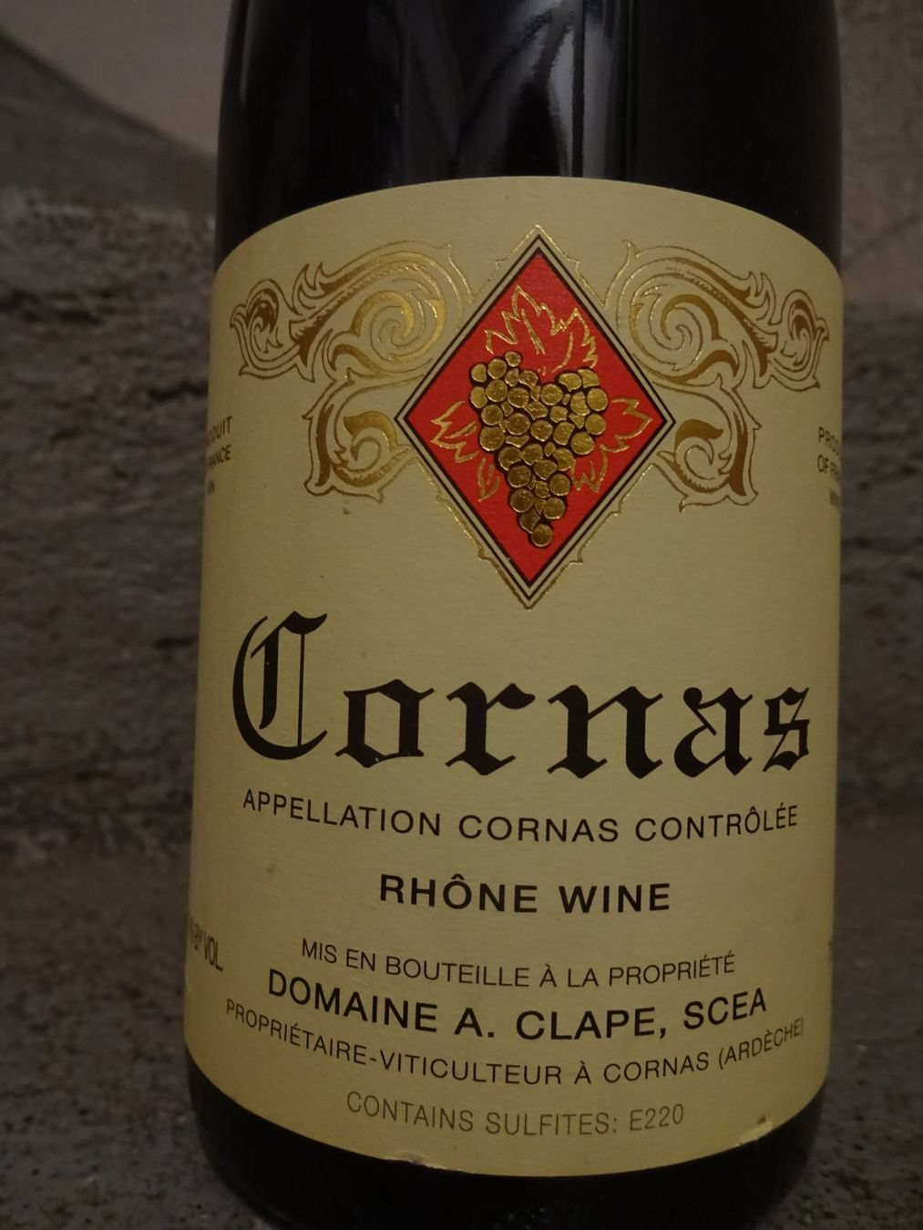 Vino: 97 PP  -  Auguste Clape  "Cornas"  2015 – Nuovo (secondo la descrizione) da Cham venduto da mktreasure 1
