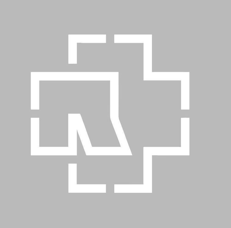 Rammstein - Aufkleber 24x24cm