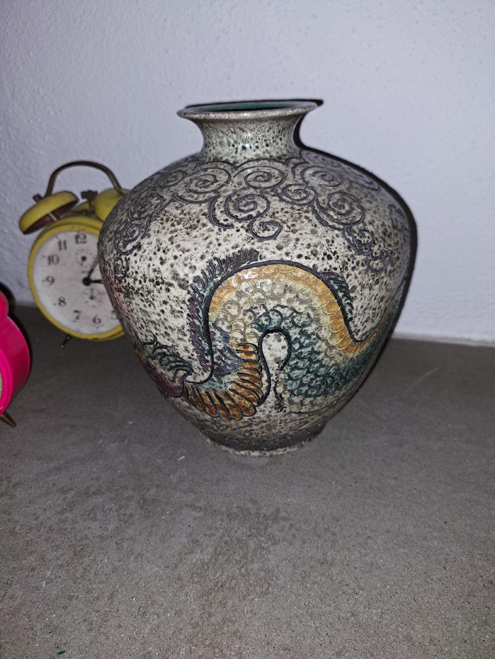 Vasen & Gefässe: Handbemalte Vintage Vase  – Gebraucht aus Kölliken von Upcycling-by-Mc-TAM