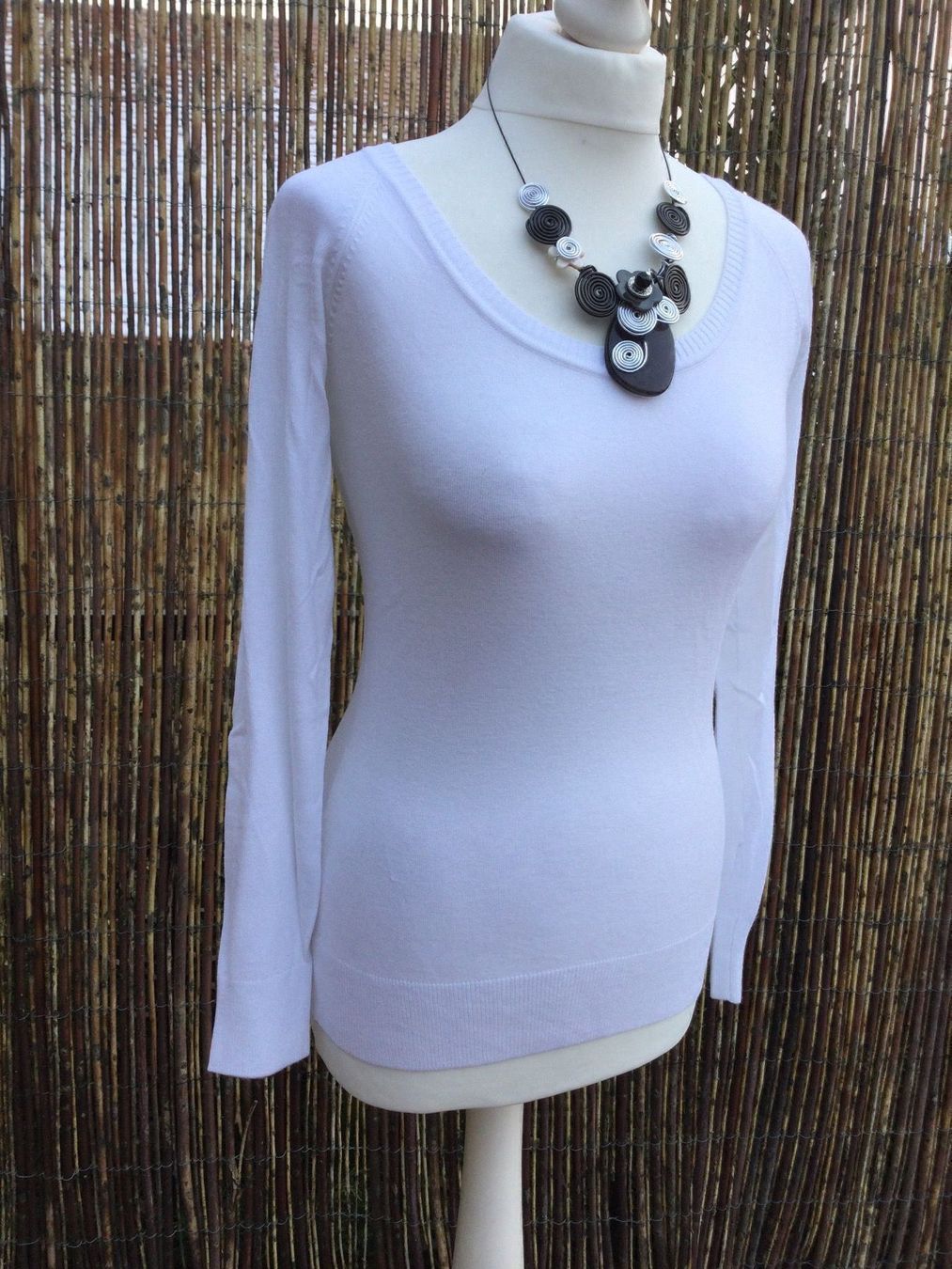 Maglioni & Felpe: Pull blanc marque CHICOREE, taille M – Nuovo (secondo la descrizione) da Agiez venduto da chouchanelle
