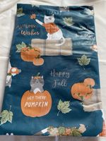 Autumn Cat & Pumpkin Tablecloth 130x180cm  - New, Fall Theme