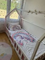 Letto a capanna per bambini bianco in ottime condizioni