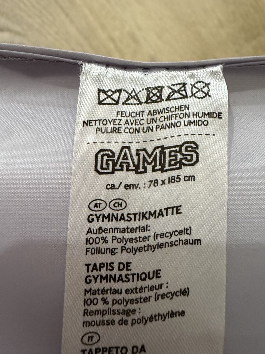 Tappetini fitness: Matte Bodenmatte Gymnastikmatte – Nuovo (secondo la descrizione) da Basel venduto da Dinamel 1