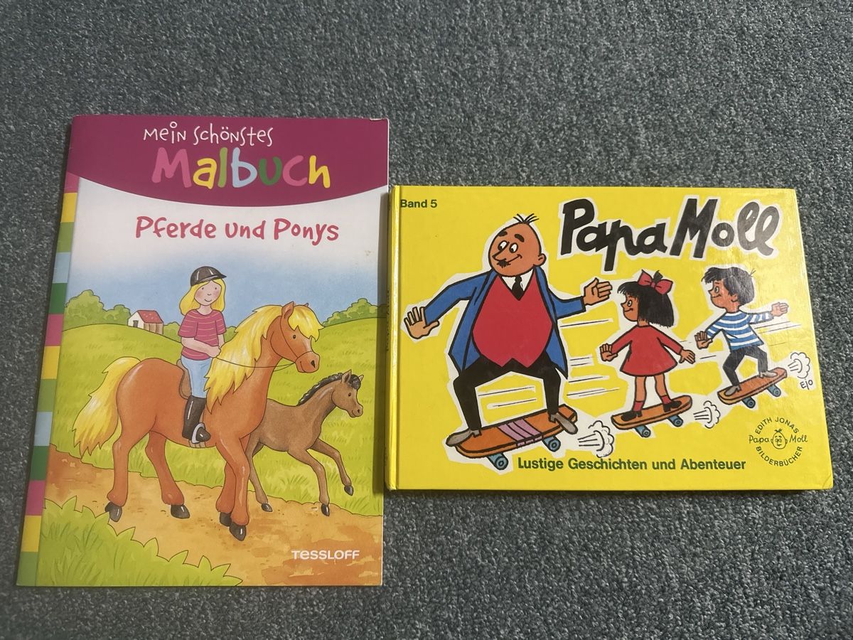 Libri: Malbuch/ Papa Moll – Nuovo (secondo la descrizione) da Baltschieder venduto da YmroBe