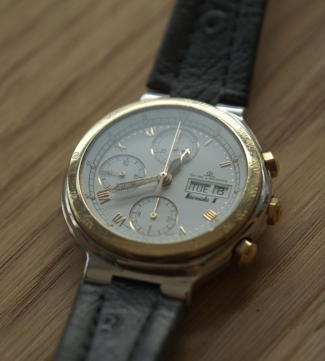 Baume & Mercier Orologi: Baume & Mercier Formula S 18K Gold Chronograph – Usato da Glattpark(Opfikon) venduto da ale_mg8x 1