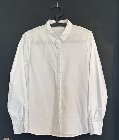 Edle weisse Damenbluse von van Laak, Grösse 38, Top Zustand!