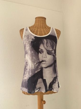 MISS K - Top weiss mit Rihanna S