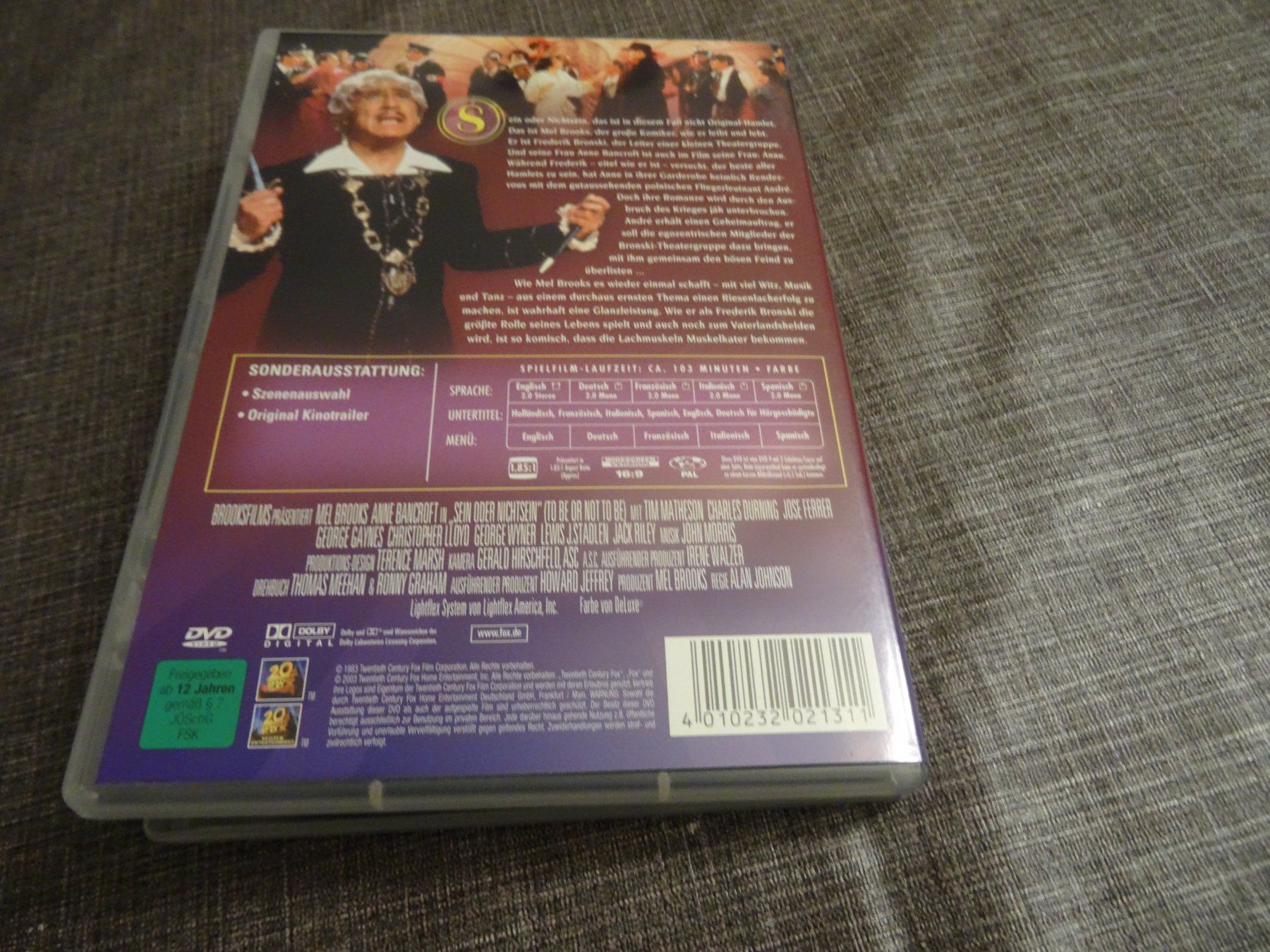 Alle DVDs: Sein oder Nichtsein - mel Brooks – Gebraucht aus Olten von Disc-Verkauf 2