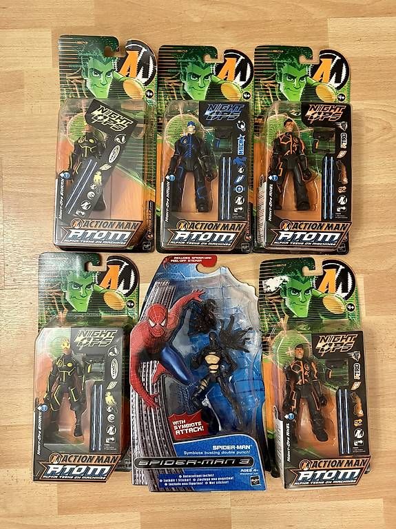 Statuette: Spider Man 3 und Action Man Atom Figuren – Nuovo e nell'imballaggio originale da Unterengstringen venduto da Y100