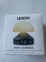 Lexon Lichtwecker Mina Sunrise , alu NEU Garantie bis 9.1.28