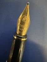 Füllfederhalter Waterman Paris schwarz Gold 18K Feder