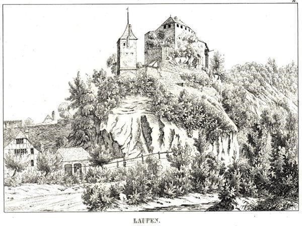 Incisioni: Laupen von Wagner 1840 – Usato da Rafz venduto da Helvet32 1