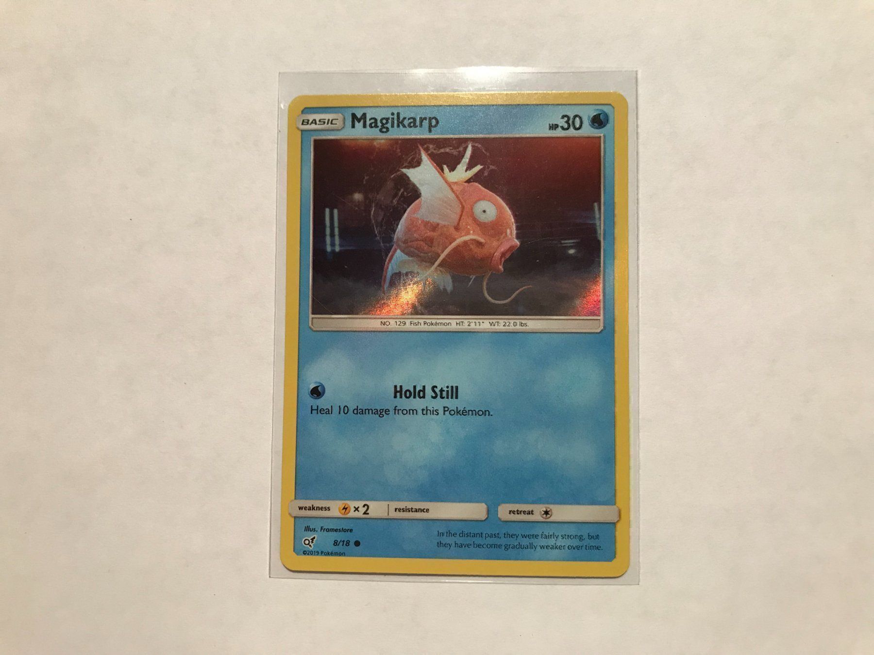 Pokémon Carte collezionabili: Magikarp holo Detective Pikachu – Nuovo (secondo la descrizione) da Hagendorn venduto da Pokecollectorch