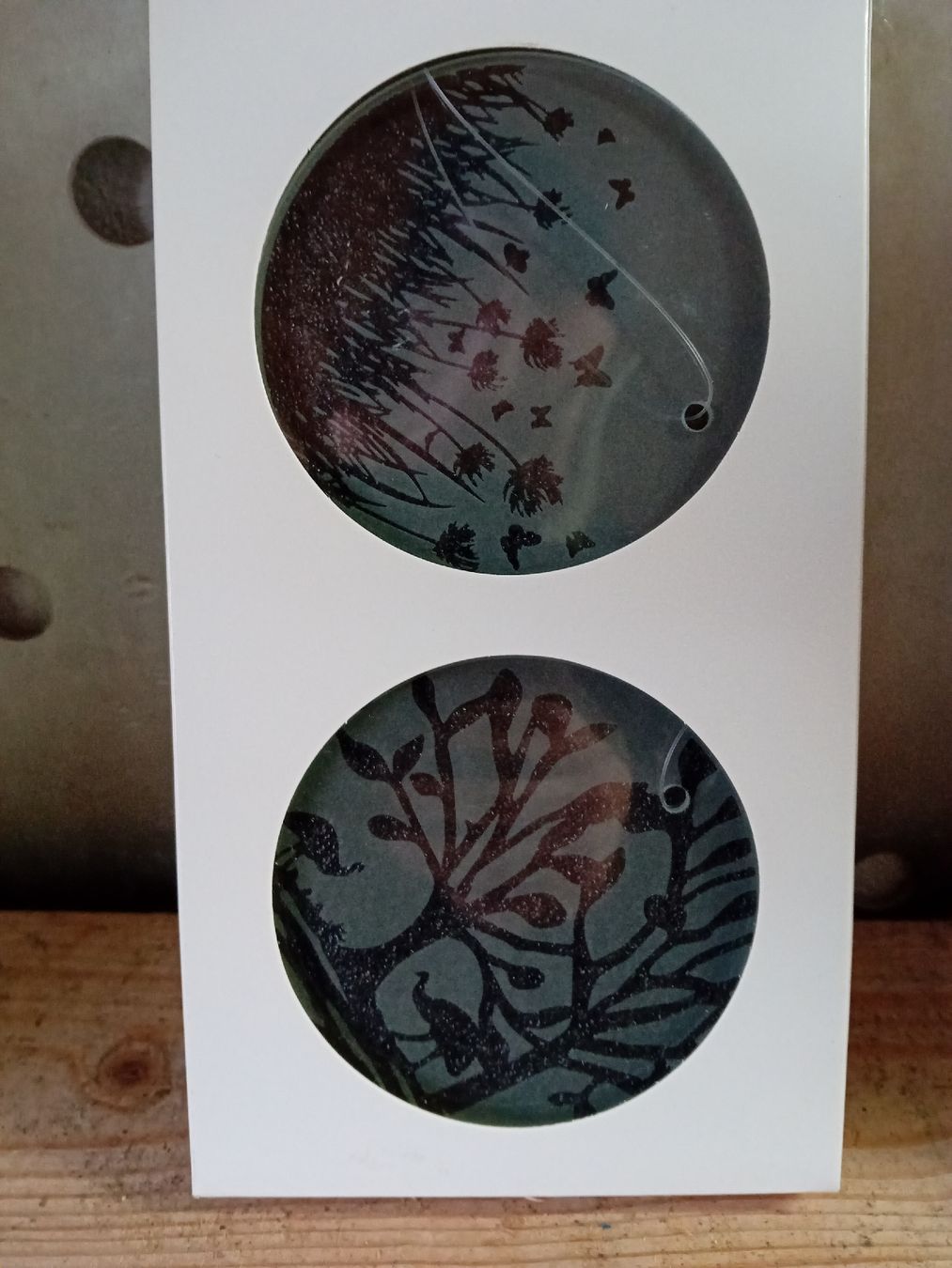 Tutte le decorazioni: Deko Glasscheiben Duo WaldWiese als Deko oder Untersetzer – Nuovo e nell'imballaggio originale da Dussnang venduto da kevin0812