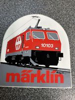 Alter Märklin-Aufkleber, rote Lokomotive 10103. Sammlerstück