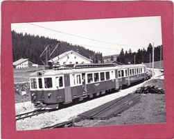 Bahn Train pour La Chaux-de-Fonds soudée aux Emibois