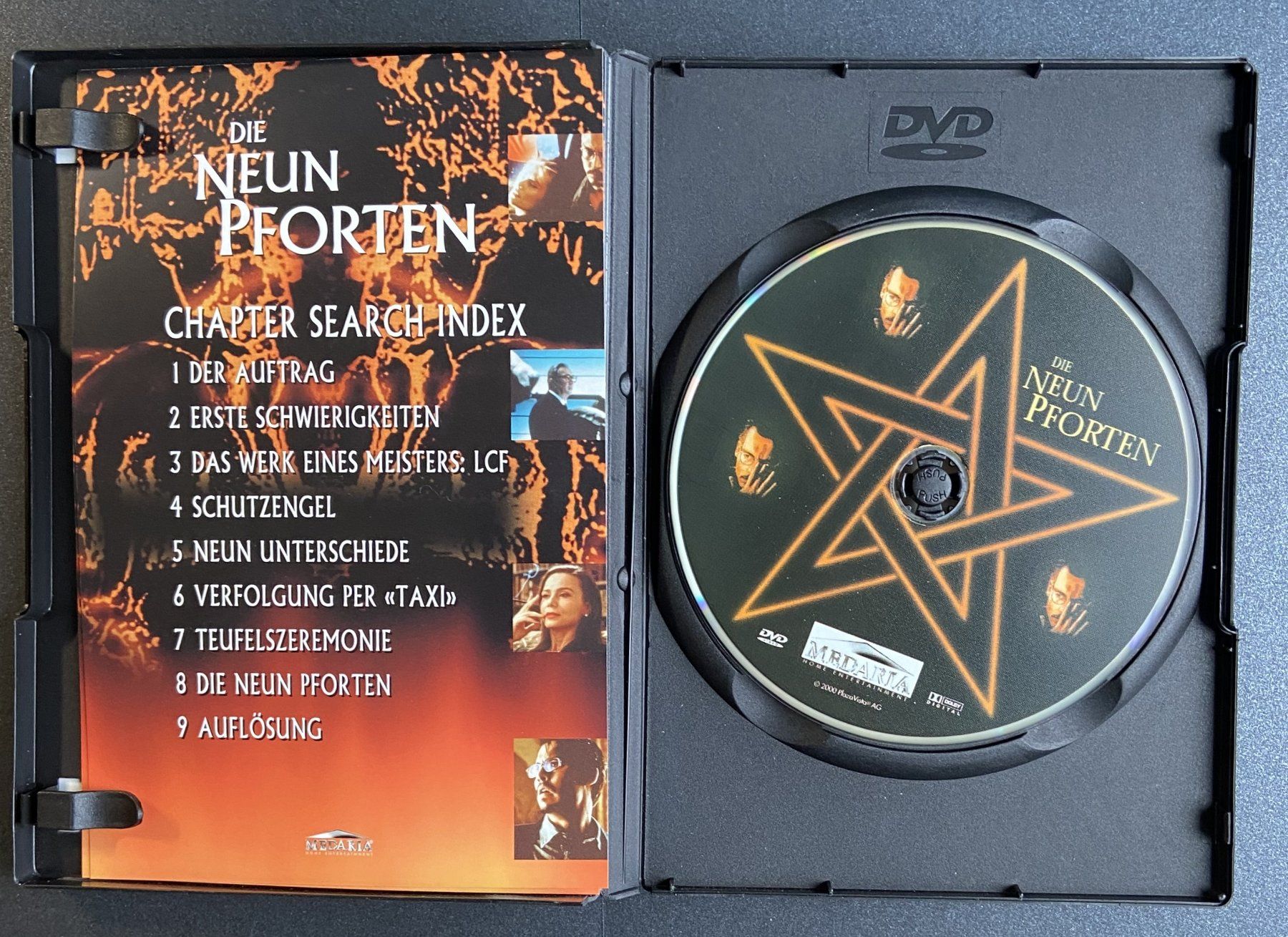 Tutti i DVDs: DVD  Johnny Depp  "Die neun Pforten" – Usato da Böckten venduto da Hansi36 1