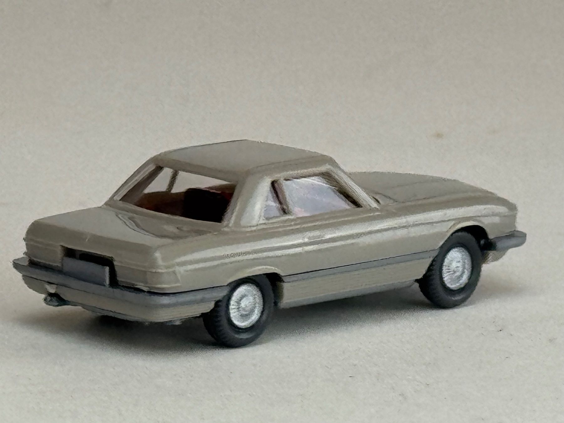 Wiking Modellautos: Mercedes 250 Coupe graubeige – Gebraucht aus Elm von Wikmtz 1