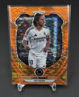 Luka Modric 2025 Panini Prizm Orange Pulsar /149 Real WM UCL