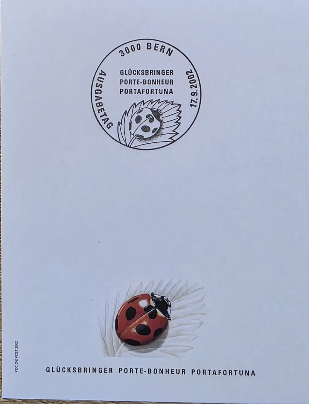 Tutti i francobolli: First Day FDC 2002 Coccinelle – Usato da Rohrbach venduto da lod_m58r 2