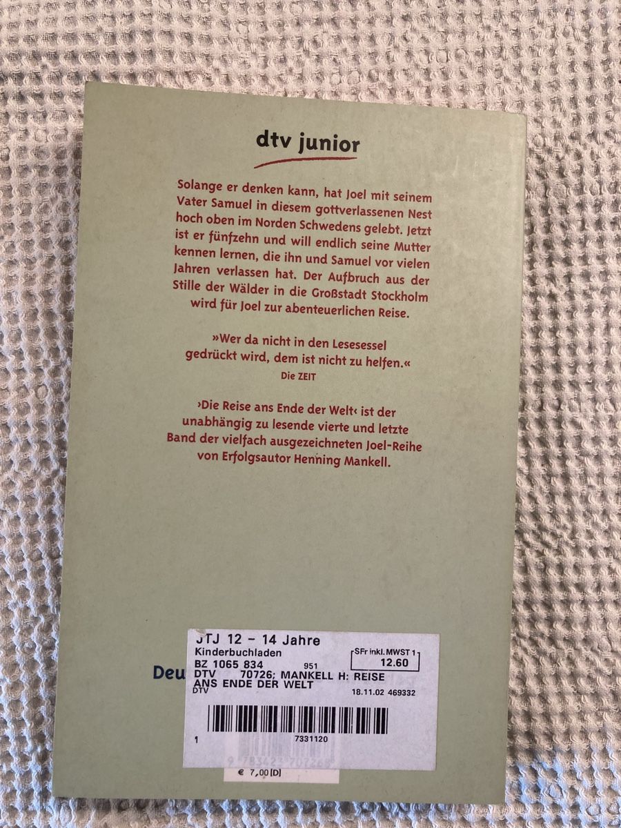 Libri: Die Reise Ans Ende Der Welt – Usato da Basel venduto da 2z_e_s 1