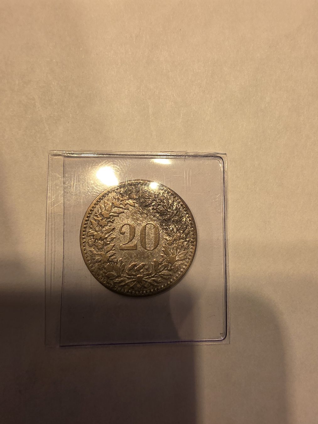 Tutti le monete: piece suisse 20cts 1859 – Usato da Fribourg venduto da yan_z5fr 1