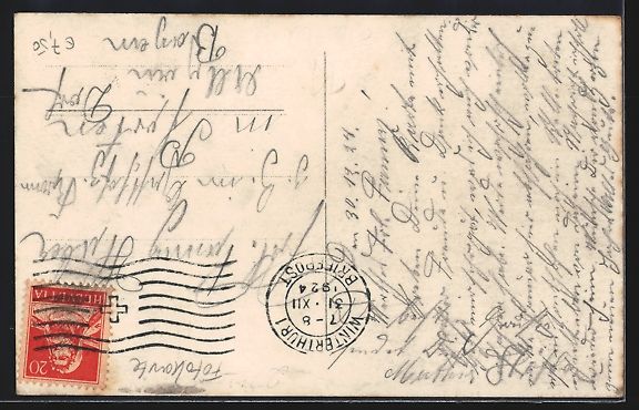 Cartoline postali: AK Winterthur, Teilansicht mit Kirche – Usato da Berlin venduto da bartko-reher 1
