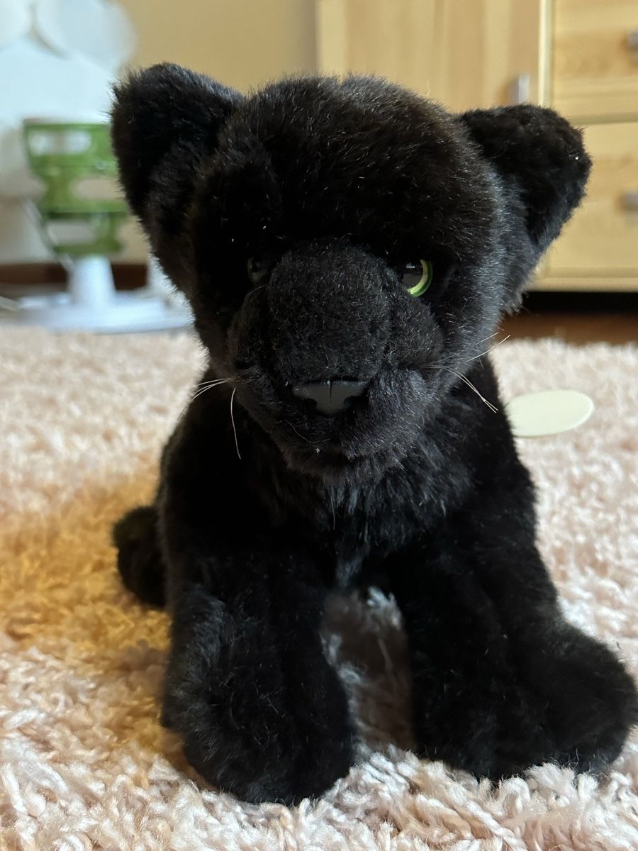 Tessuti: Stofftier schwarzer Panther – Nuovo (secondo la descrizione) da Herzogenbuchsee venduto da SaRaDe77