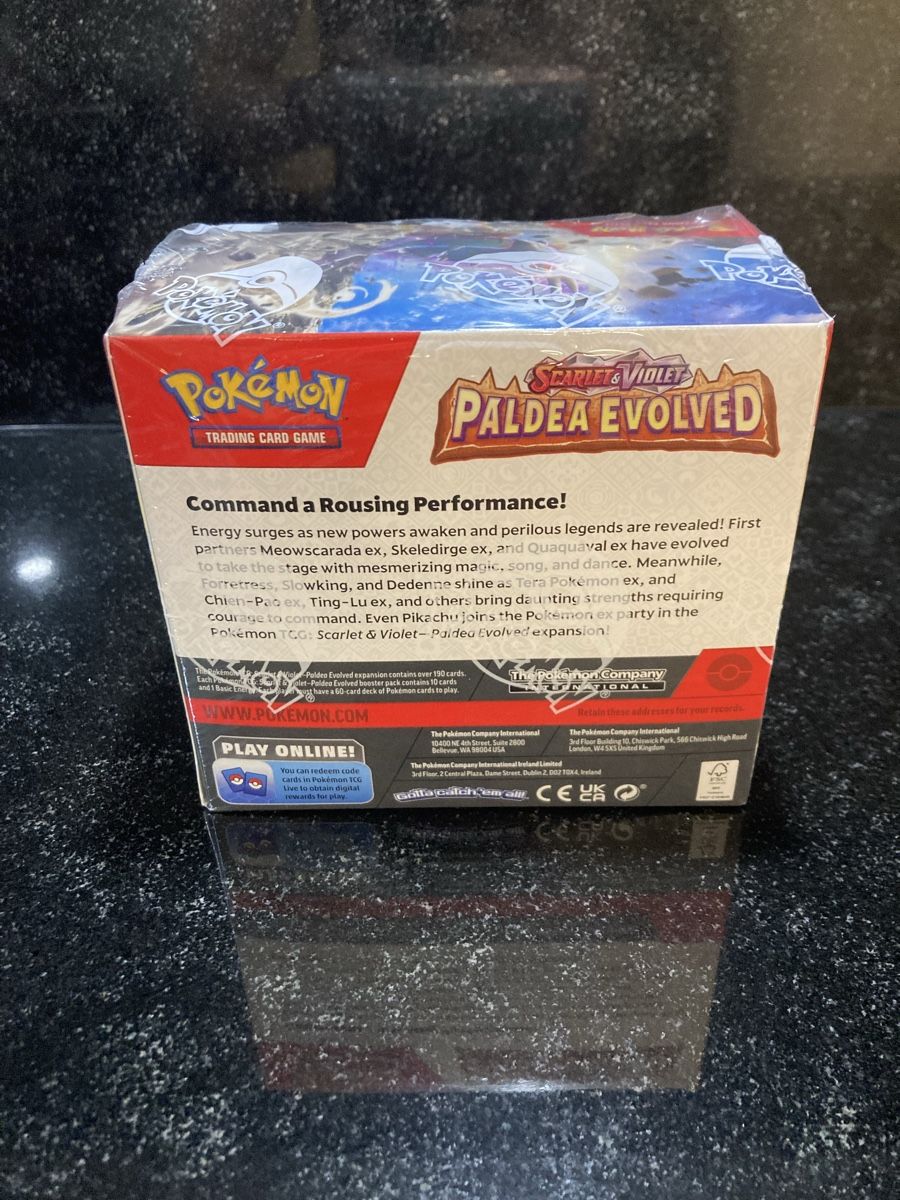 Pokémon Carte collezionabili: Paldea Evolved Display English Sealed + Acryl Case – Nuovo e nell'imballaggio originale da Wohlen AG venduto da Liridon22 2