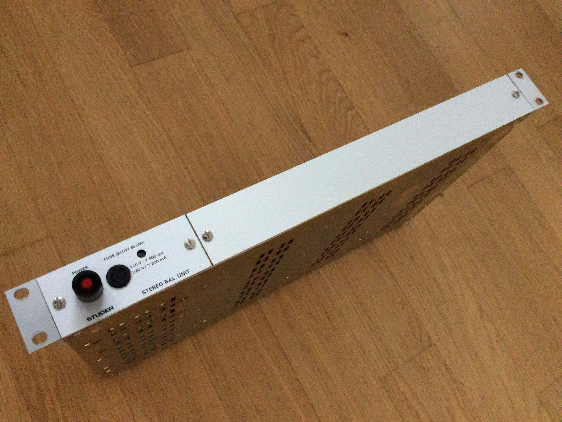 Appareils à bandes: STUDER BALANCED UNIT RACK (OHNE BOARDS) – D'occasion à Rheinfelden par Stuvox 1