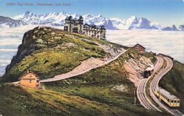 Rigi Kulm Banha Bahnhof