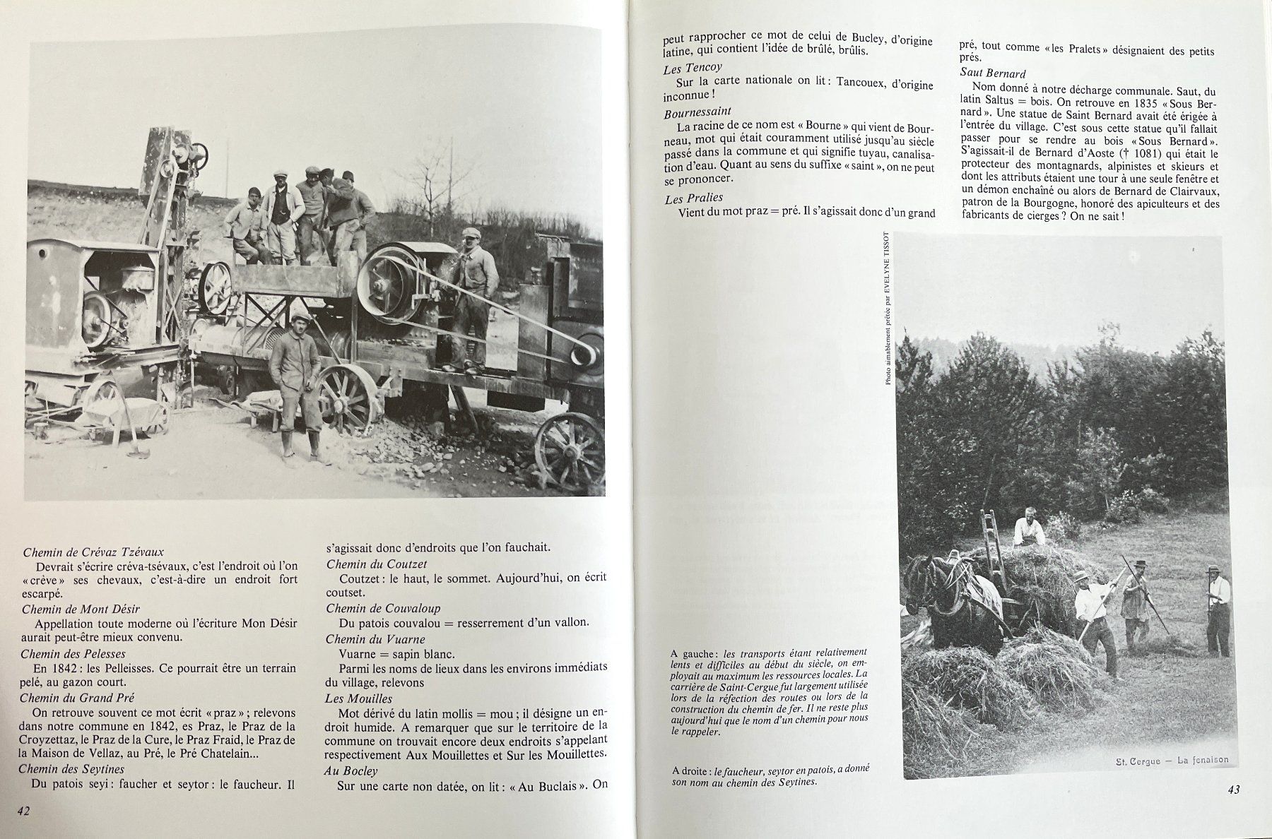 Libri: Livre - Saint-Cergue - histoire de la Commune – Usato da Savagnier venduto da Ne2065 3
