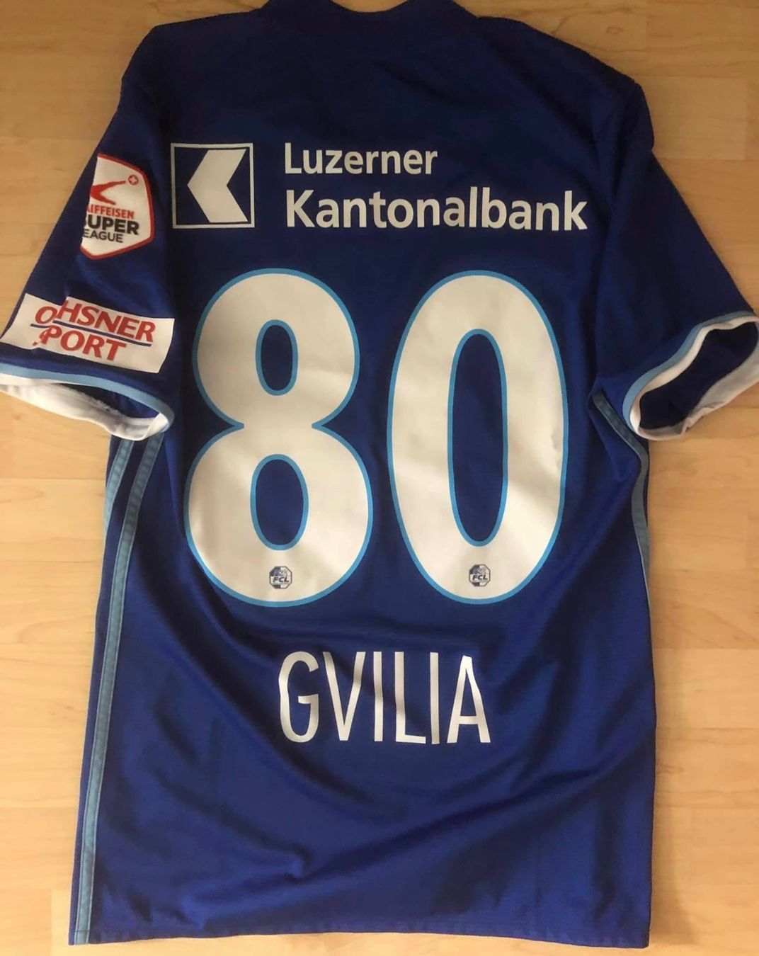 Adidas Canottiere & Pantaloni: Matchworn FC Luzern – Usato da Chur venduto da Cdk1 1