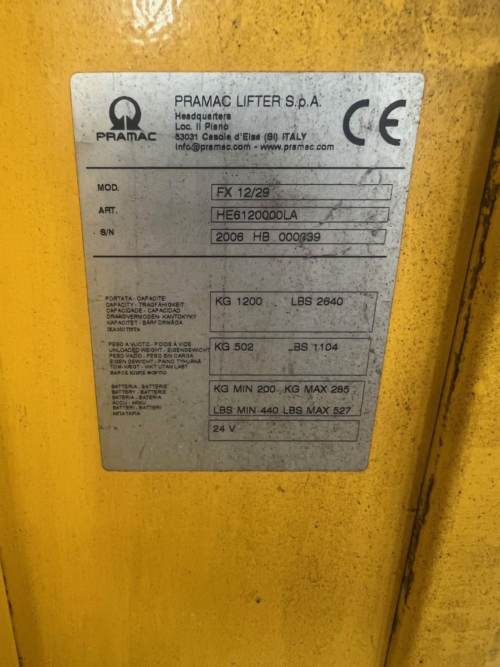 Carrelli elevatori e a forche: Elektro Deichselstapler – Usato da Dintikon venduto da SIRADO 1