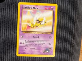 Pokemon Sabrina‘s Abra Non Holo Gym Heroes/Challenge