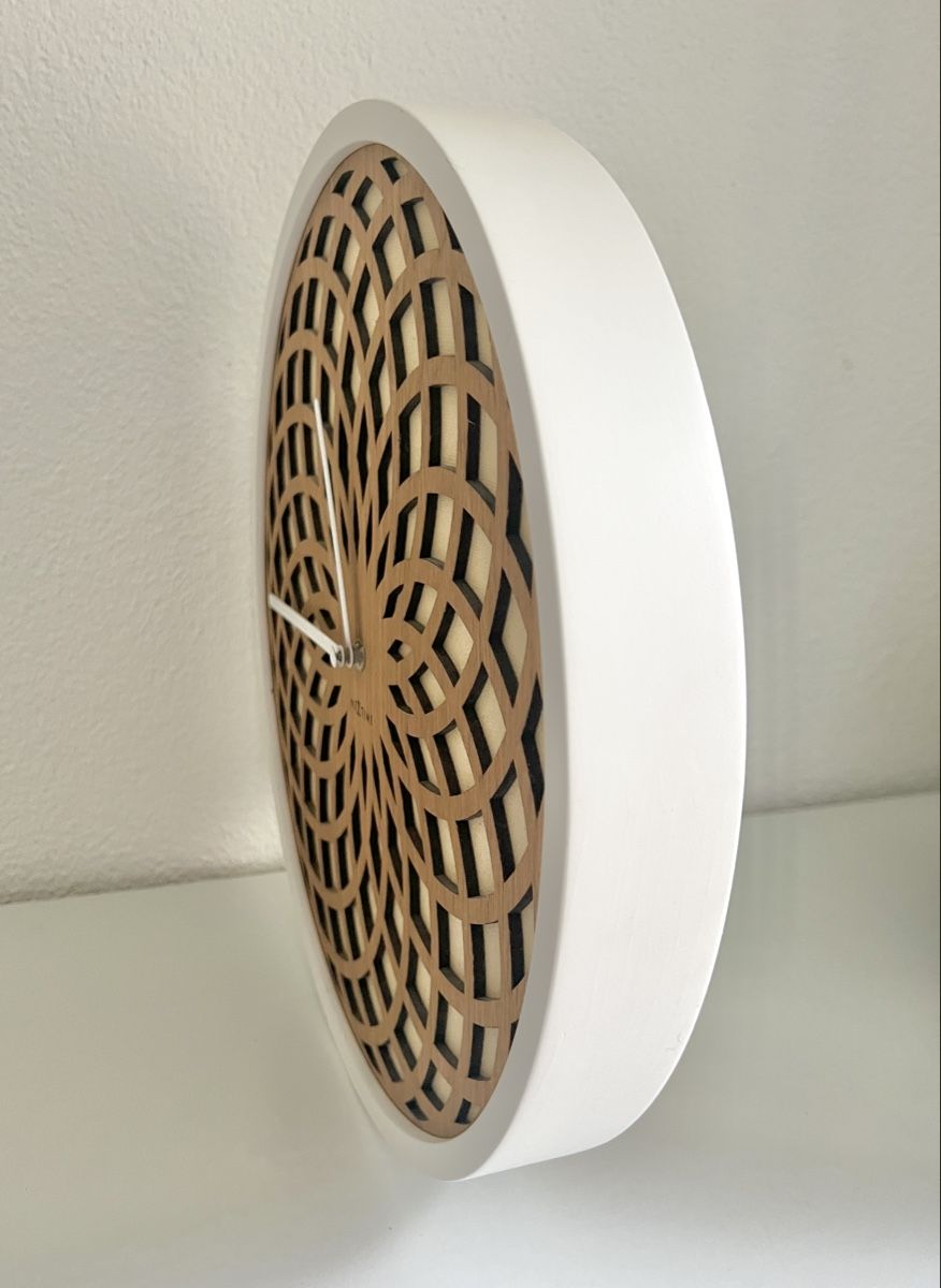 Stand- & Wanduhren: Nextime Wanduhr Holz Design 50cm – Neu (gemäss Beschreibung) aus Maisprach von nad_h1 1