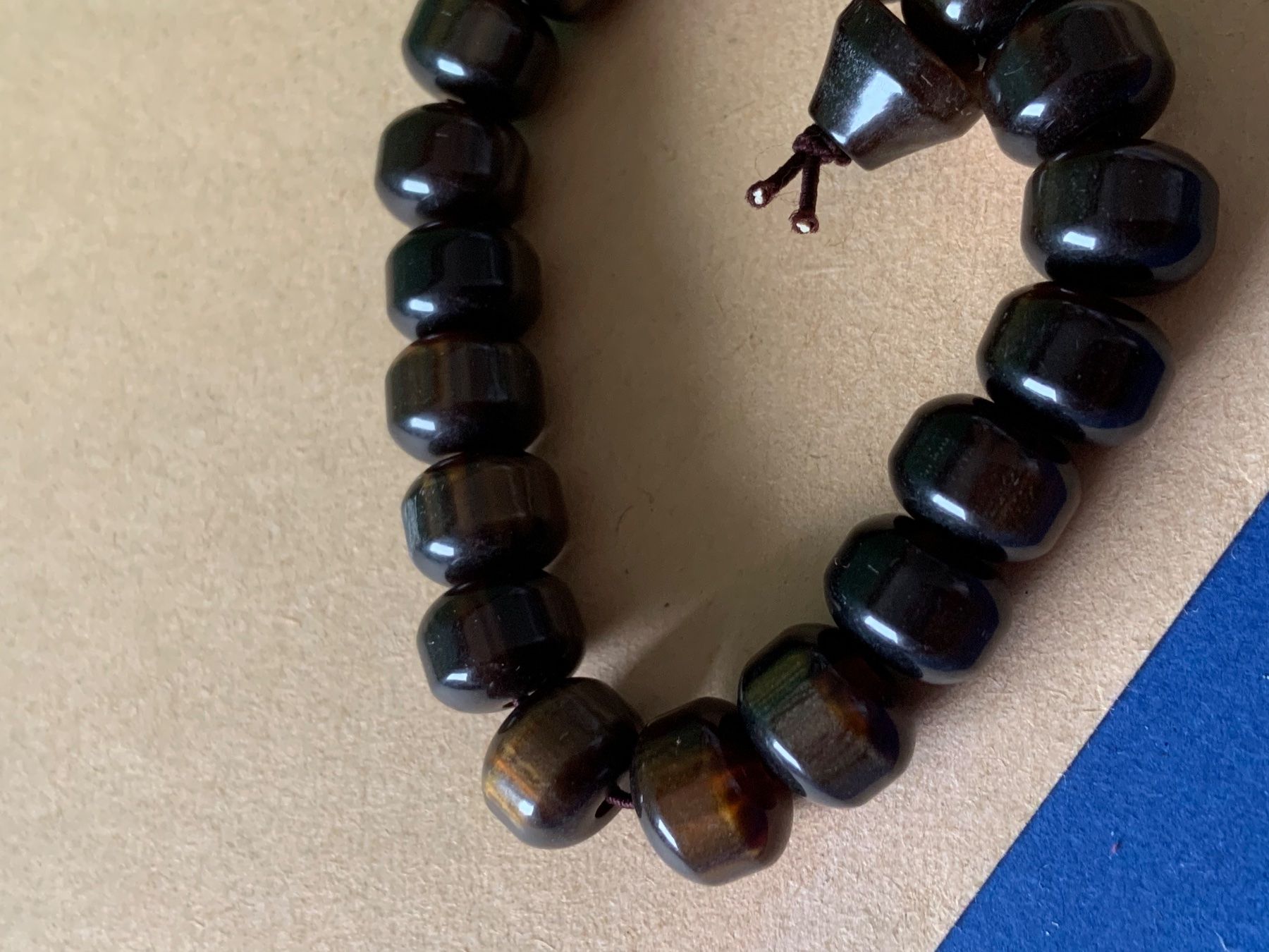 Bracciali & Braccialetti: Herrenarmband Tigeraugen-farben – Usato da Dittingen venduto da Bijoubelle 1
