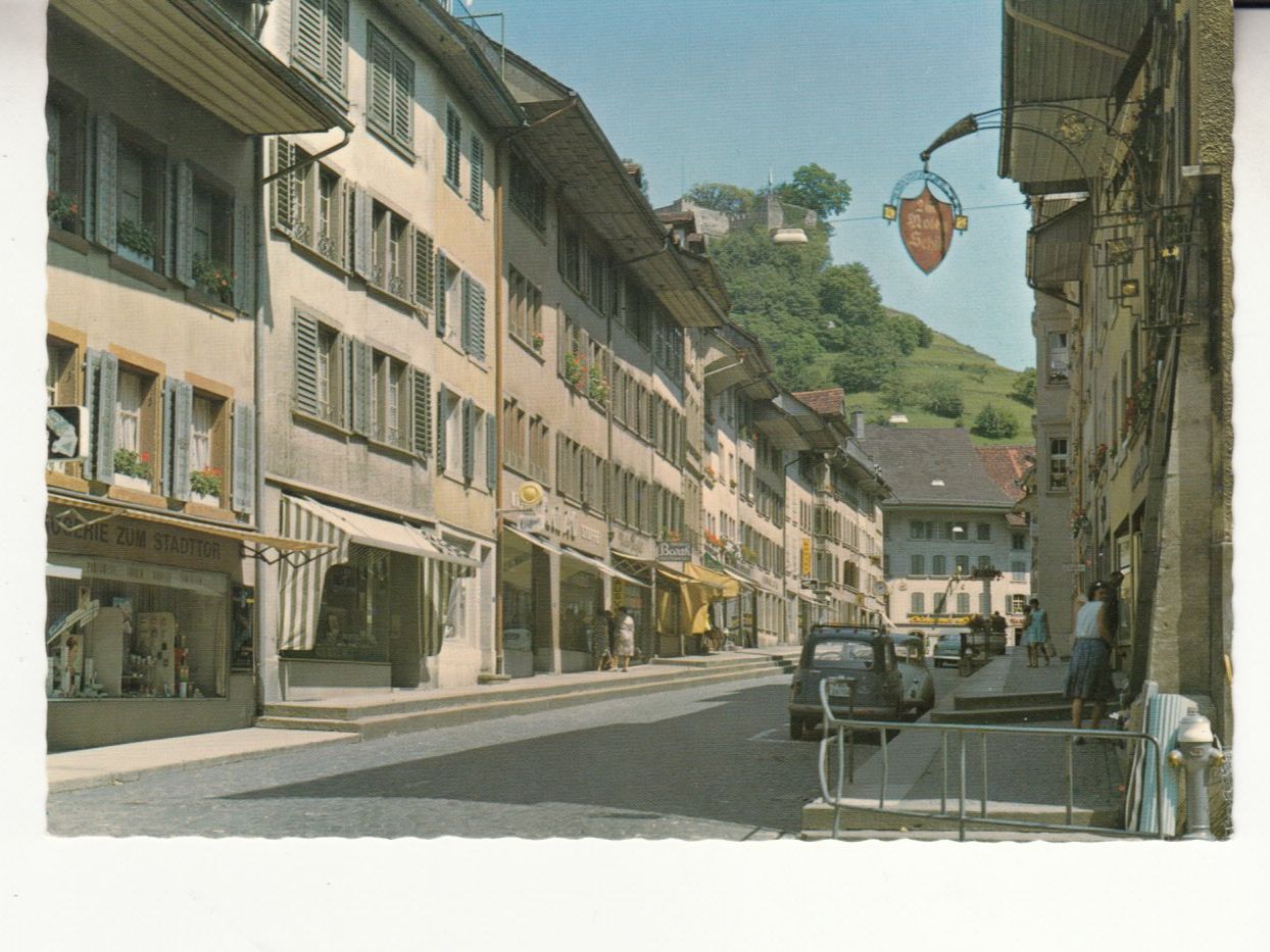 Cartoline postali: Lenzburg ca. 1960 – Usato da Bürglen TG venduto da StampGraf