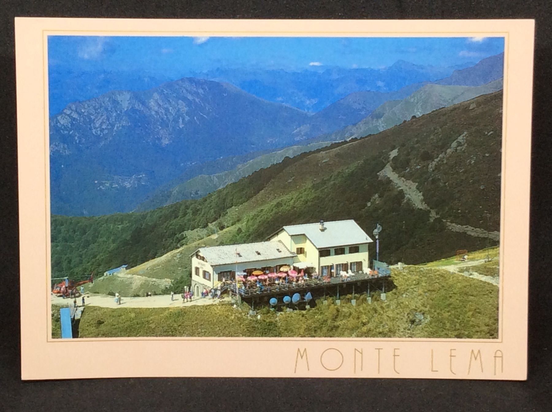 Cartoline postali: Monte Lema, Miglieglia – Usato da Widnau venduto da Brusi9